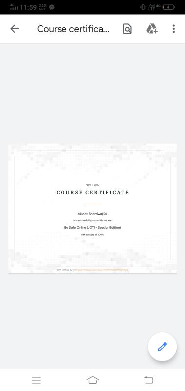 Be Safe Online E Learning course
