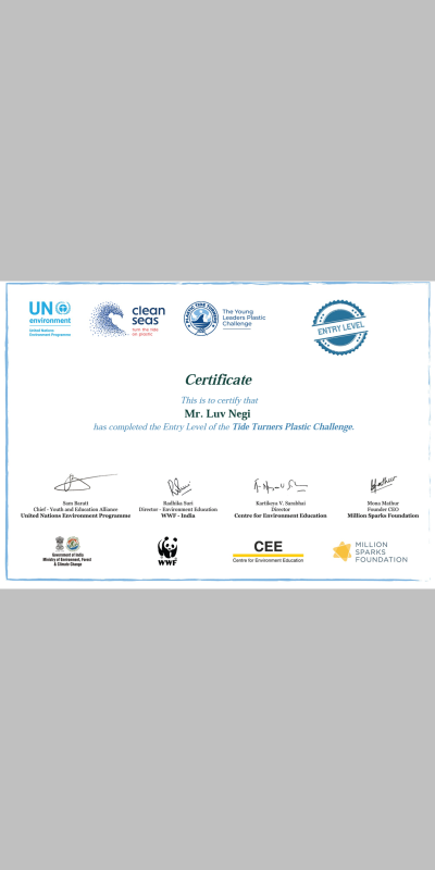 Tide Turners Plastic Challenge