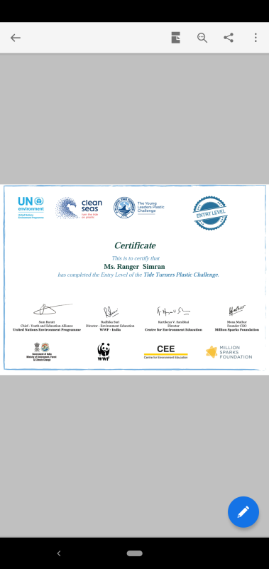  #Plastic Tide Turners Challenge 