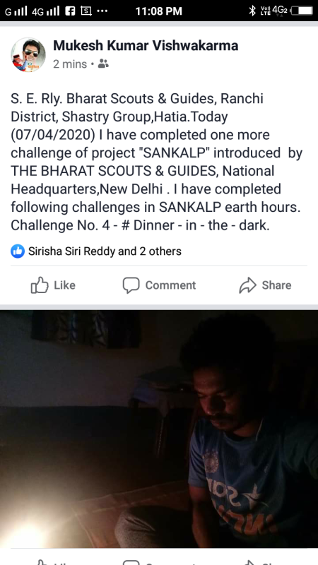 Challenge no-04 #Dinner in the dark