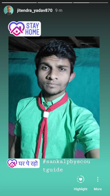 project sankalp #stayathome
#21daylockdown #fightcovid19 #bsgindia #sankalpbyscoutguide
