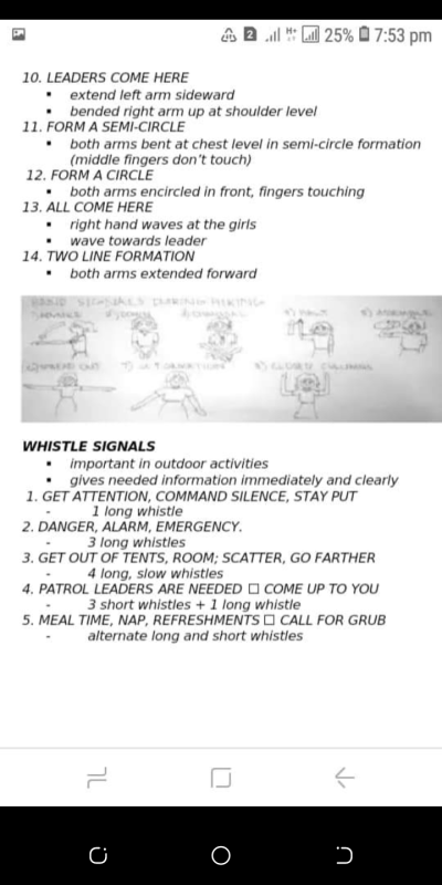 To prevent the youth/scouts getting outside we mainly explained tham.