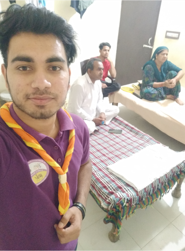 Stay at home selfie Sankalp 