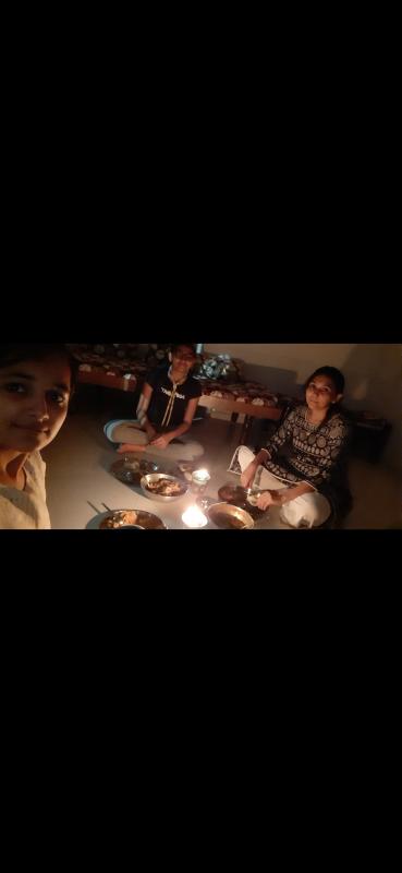 Dinner in the dark - Project Sankalp 