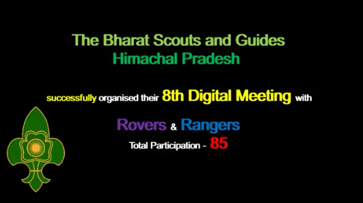 8th DIGITAL MEETING (THE BHARAT SCOUTS & GUIDE HIMACHAL PRADESH