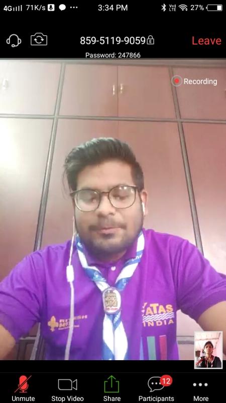 13th online meeting by Haripur college 