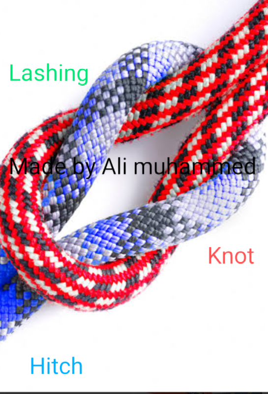 KNOT, LASHING AND HITCH
