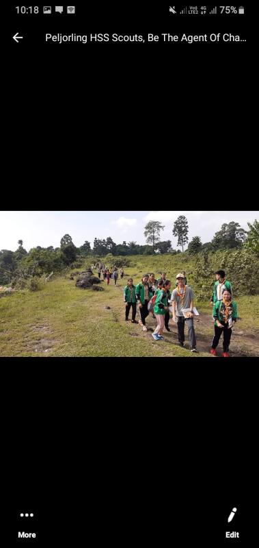 Hiking conducted at Peljorling