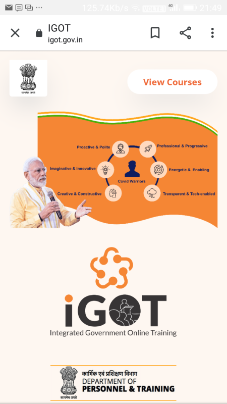Sankalp - # iGOT (Government Initiative)