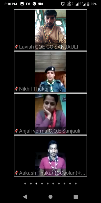 Scout fight against corona 17th virtual meeting 