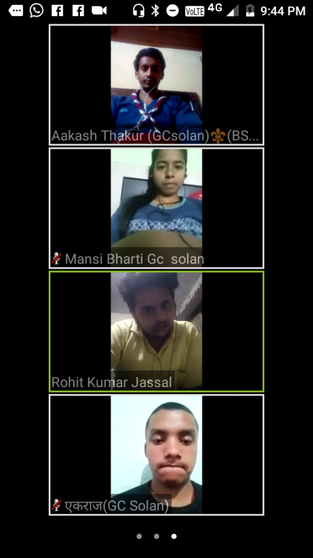 15 th virtual meeting of GC solan