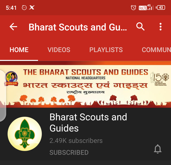 [D] Digital scouting guiding

Challenge 4- # YouTube channel of BSG