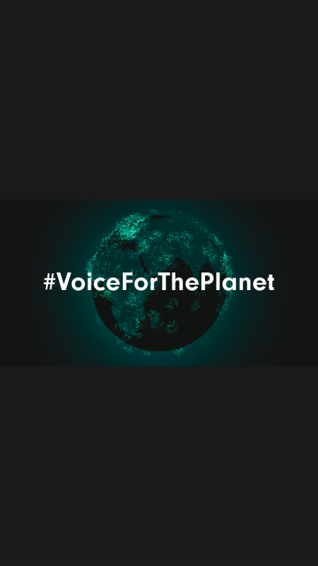 voice for the planet