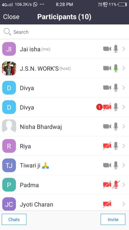 1st virtual meeting of unit Haripur college  