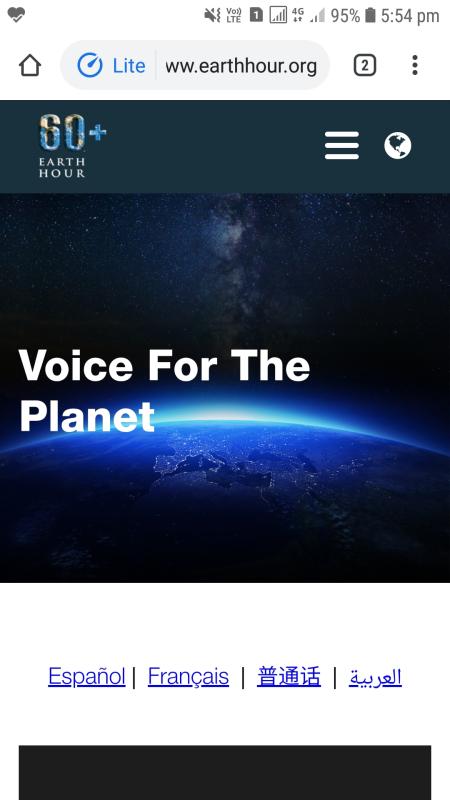 #Voice for the Planet 
