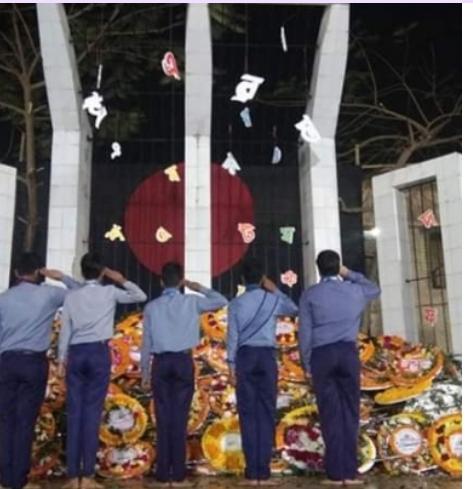 আন্তর্জাতিক মাতৃভাষা দিবসে শহীদ মিনারে সেবা প্রদান

