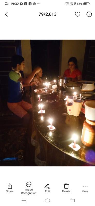 Challenge C-dinner in the dark