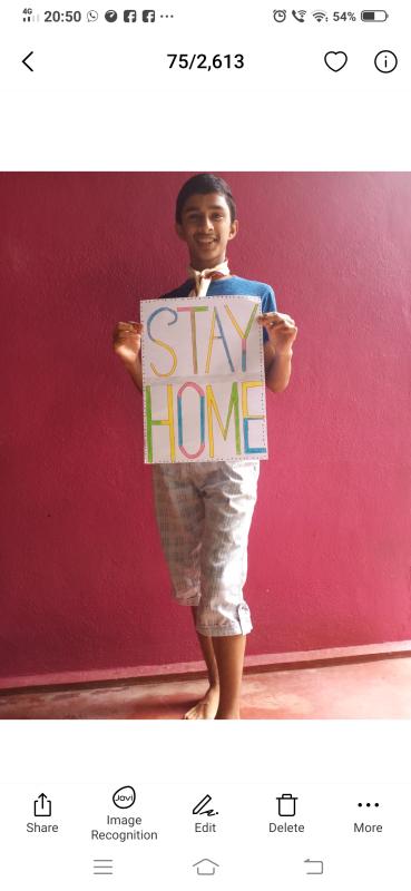 Challenge A-Stay at home