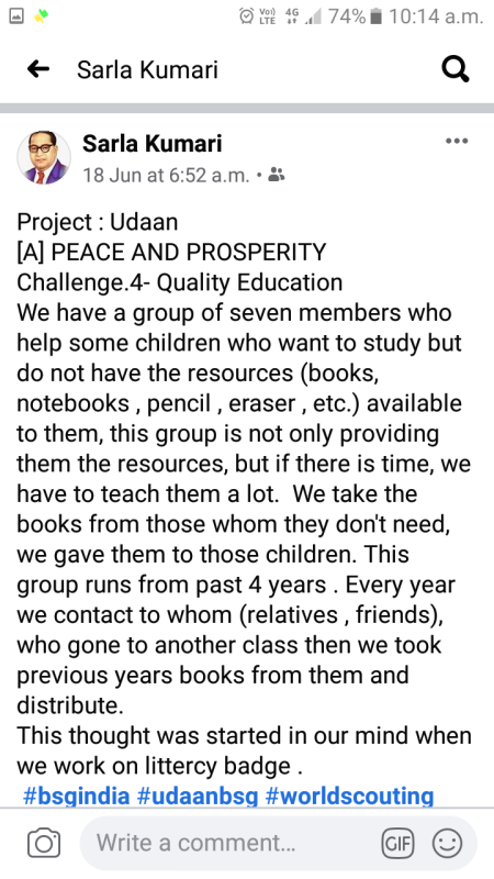 Quality education project