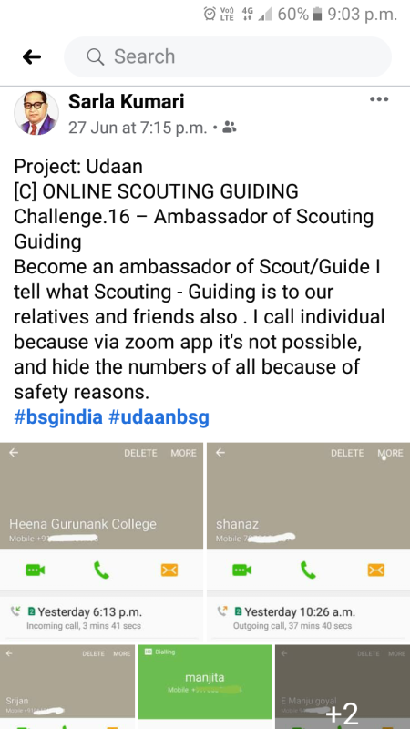 Ambassder of scouting guiding