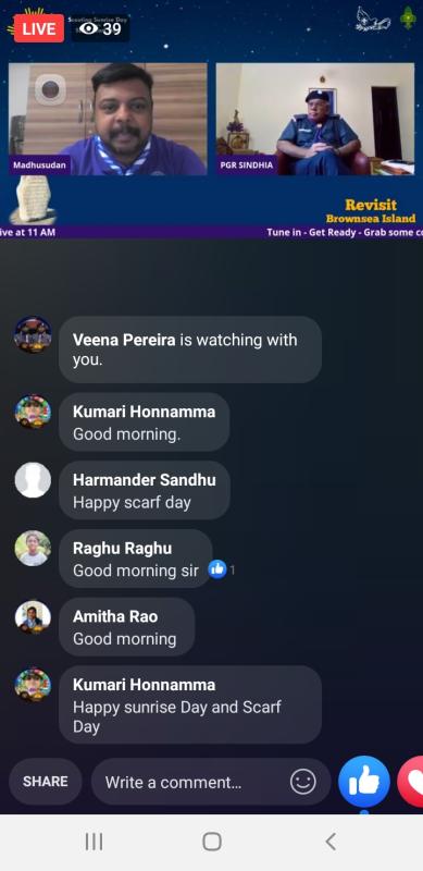 scou scarf day and sunrise day: re visit brownsea island 