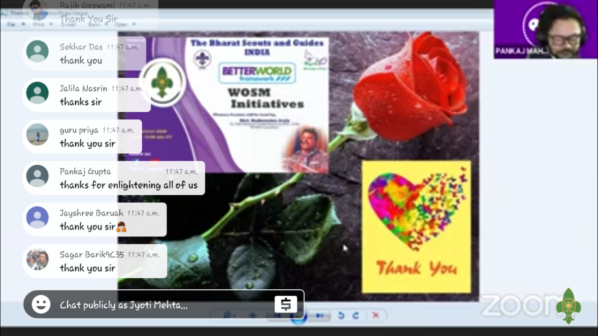 DAY 1 OF  WEBINAR ON ️ BETTER WORLD FRAMEWORK ⚜️* 