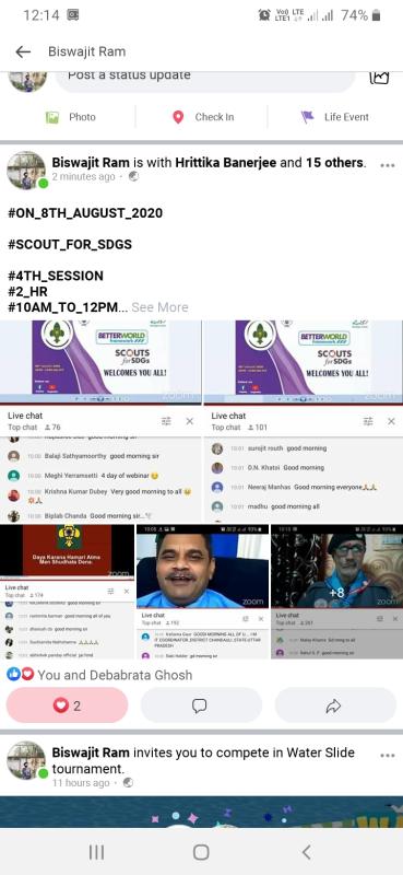 ⚜BWF DAY=04 SCOUT FOR SDG⚜