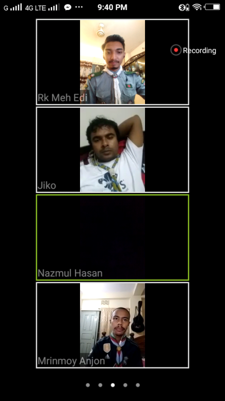 Online troop meeting 