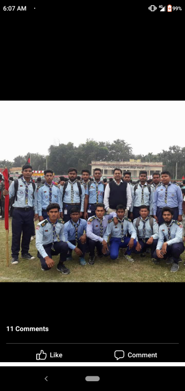 বাংলাদেশ স্কাউটস মেহেরপুর জেলা রোভারের আয়োজনে ১৬ ডিসেম্বর ২০১৯ তারিখে একটা কুচকাওয়াজ আয়জন করা হয়েছিলো সেখানে  কাজ করেছিলেন মেহেরপুর জেলা রোভারের ১৬ জন রোভার এবং ১ জন লিডার সকাল ৭ টা থেকে বিকাল ৪ টা পর্যন্ত