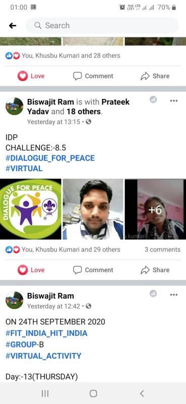 IDP
CHALLENGE:-8.5
#DIALOGUE_FOR_PEACE 
#VIRTUAL
