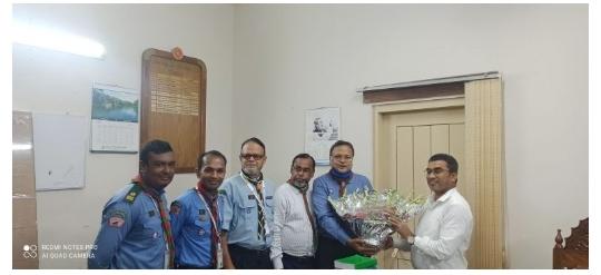 সিরাজগঞ্জ এর অতিরিক্ত জেলা প্রশাসক (সার্বিক) মহোদয়কে বিদায় সংবর্ধনা দিলো সেবা মুক্ত স্কাউট গ্রুপ , সিরাজগঞ্জ

