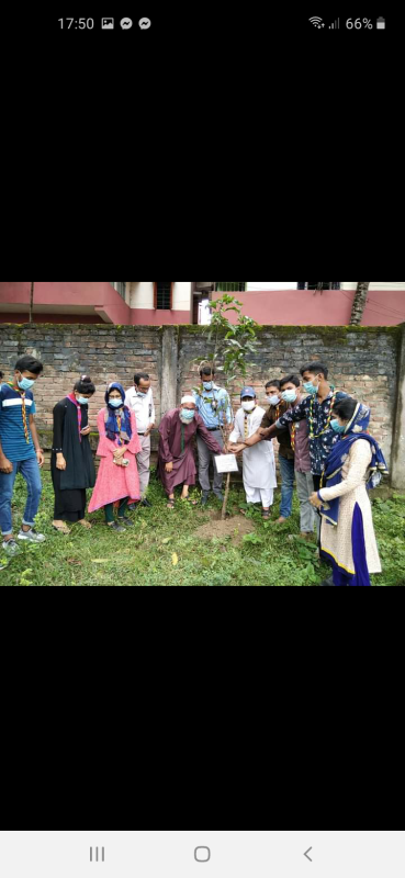 মুজিব শতবর্ষ উপলক্ষে বৃক্ষরোপন কর্মসূচি বাস্তবায়ন 