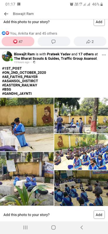 ALL FAITH PRAYER(GANDHI JAYANTI)ASANSOL 