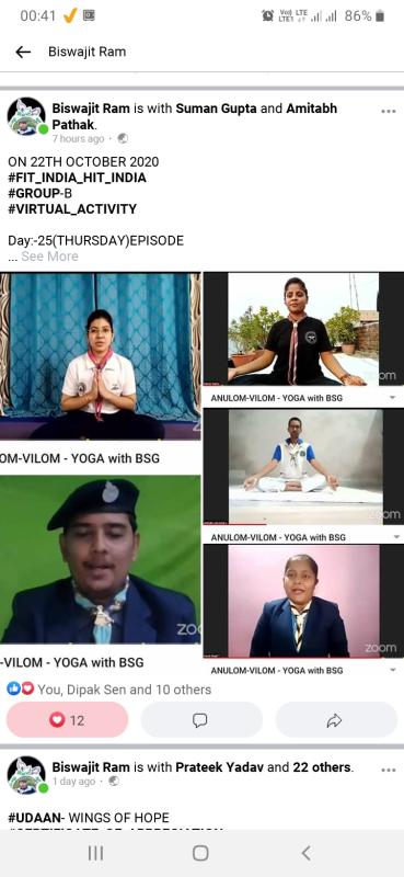 CG:02(YOGA WITH BSG)22/10/2020