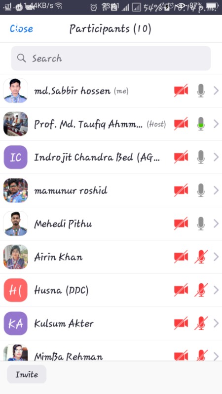 জেলা টাস্কফোর্স সদস্যদের মাসিক মিটিং -২০২১