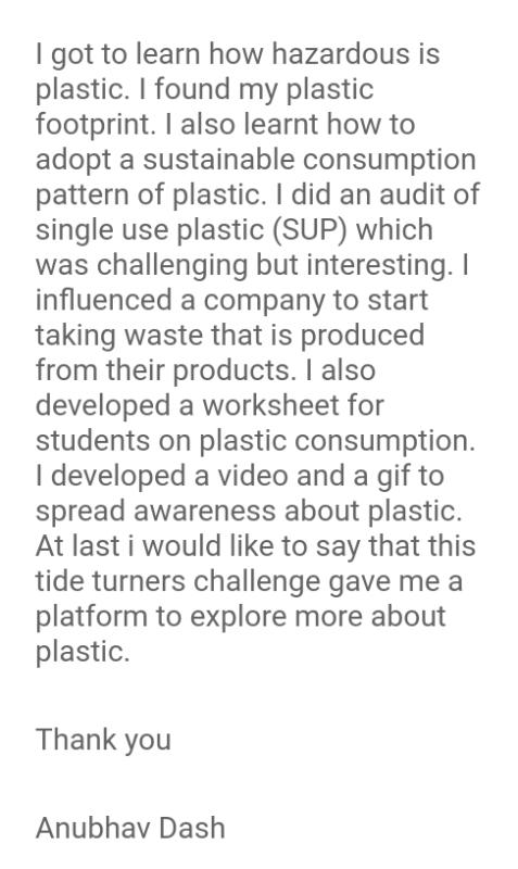 Tide Turners Challenge