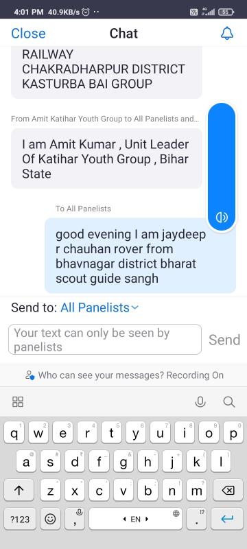 Webinar on ' I am global citizen' day-1