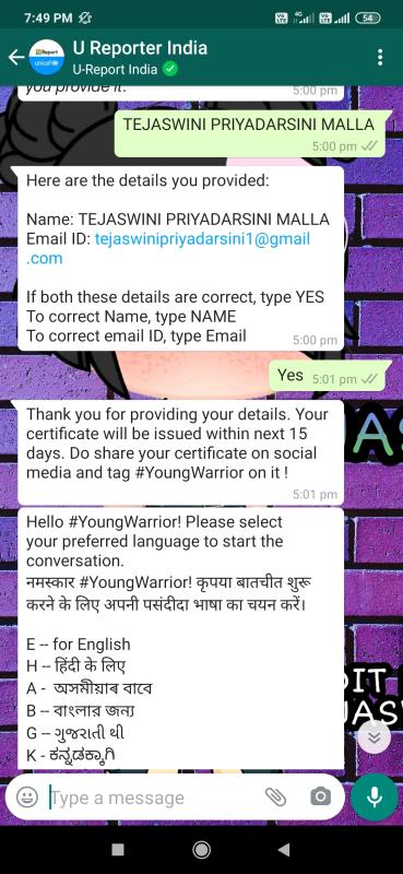 SANKALP 2.0 , Activity- 18:- YOUNG WARRIOR