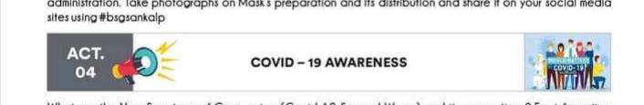 Sankalp 2.0, Activity-4(COVID-19 AWARENESS)