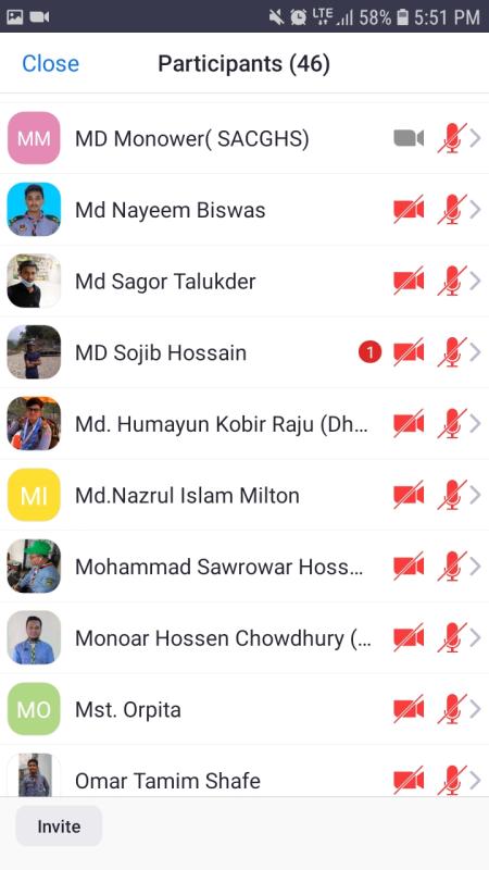 Oreantation of Massengers of peace