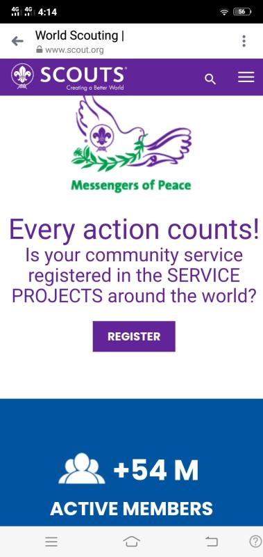 মেসেঞ্জার অফ পিস ওর্য়াকশপ রাজশাহী জেলা রোভার ২০২০