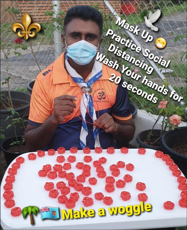 MASK UP WITH SCOUT WOGGLES 