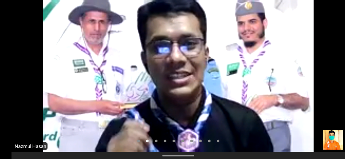 ম্যাসেঞ্জার অফ পিস রিং ব্যাজ ওরিয়েন্টেশন