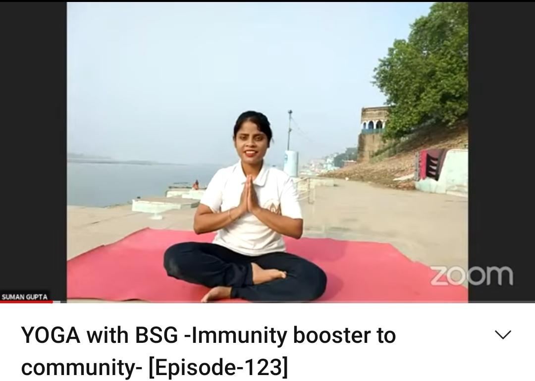 Yoga with BSG immunity Booster community Episode-123