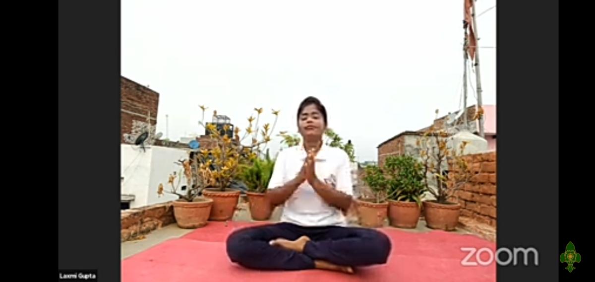 sankalp 2.0,activity 1,Yoga with bsg ,Monalisa Das 