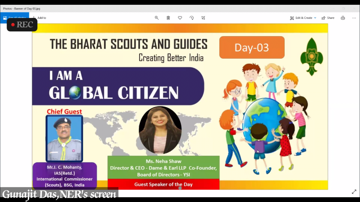 "I AM GLOBAL CITIZEN" THIRD DAY REPORT 