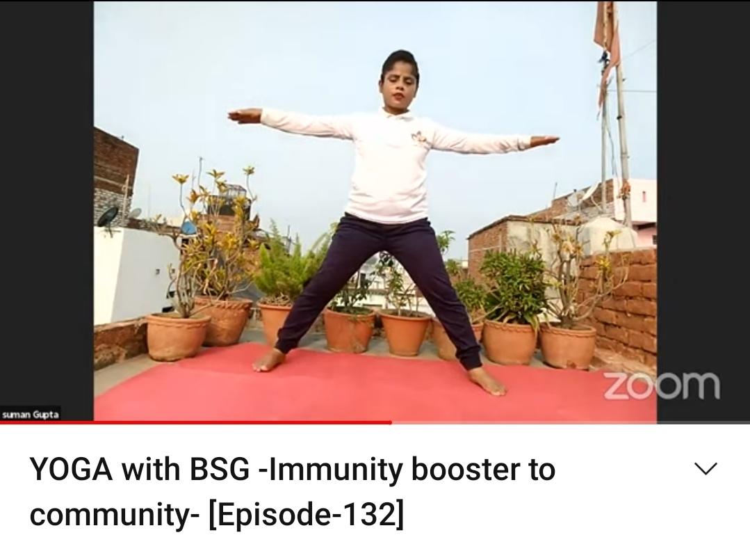 Yoga with BSG immunity Booster community Episode-132