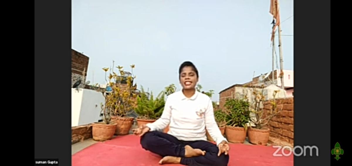 sankalp 2.0,activity 1,yoga with bsg##bsgsankalp ##BSGindia Monalisa Das 