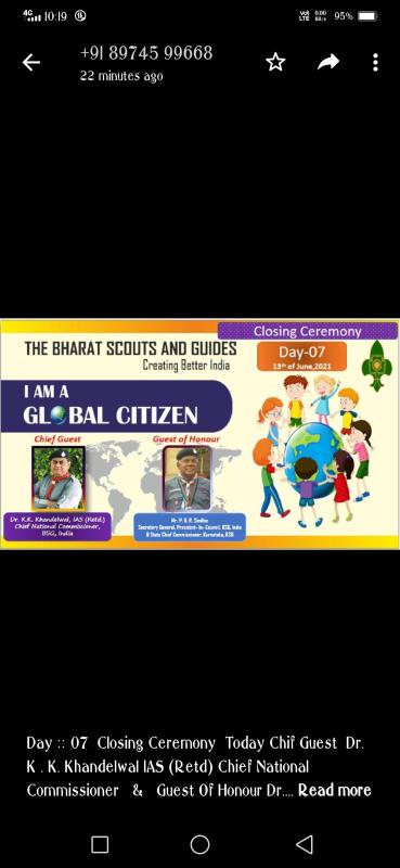 I am a global citizen Day -7 13th of june