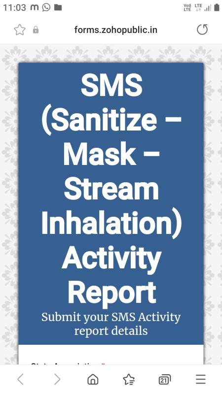 SMS Challenge by BSG udupi Karnataka state India 